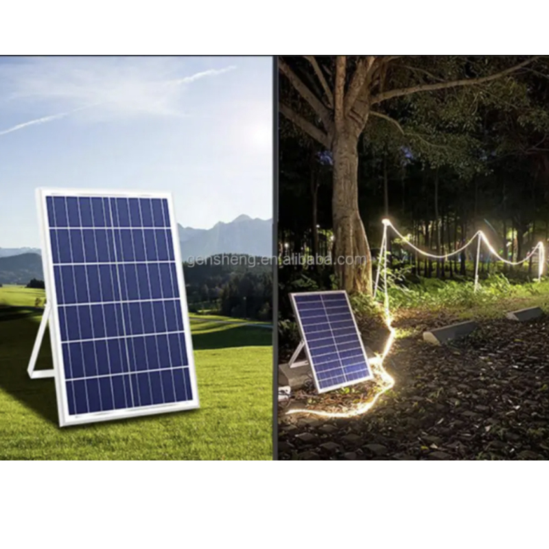 ليد بالطاقة الشمسية 50 متر (ابيض) 2 ليد بالطاقة الشمسية